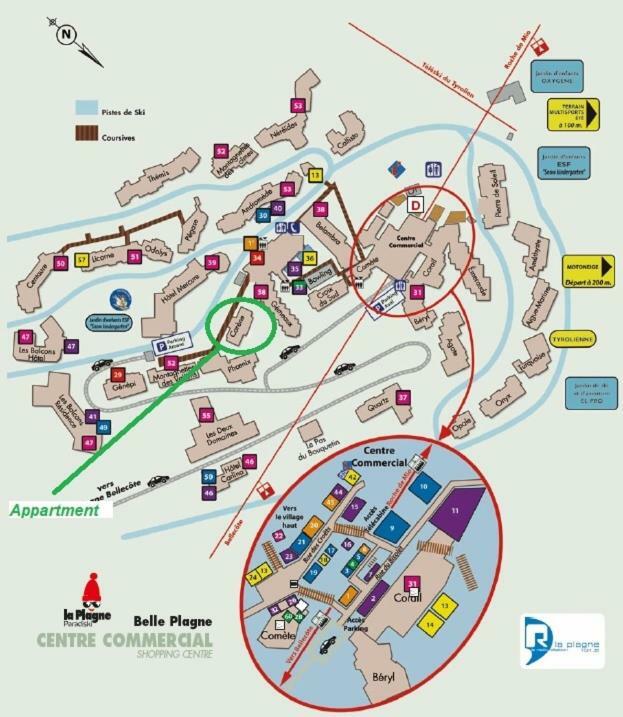 Апартаменты Carene - Belle Plagne - 8 Personnes Ла-Плань Экстерьер фото